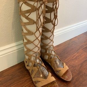 Sam Edelman Gena Tall Gladiator Sandals 7.5